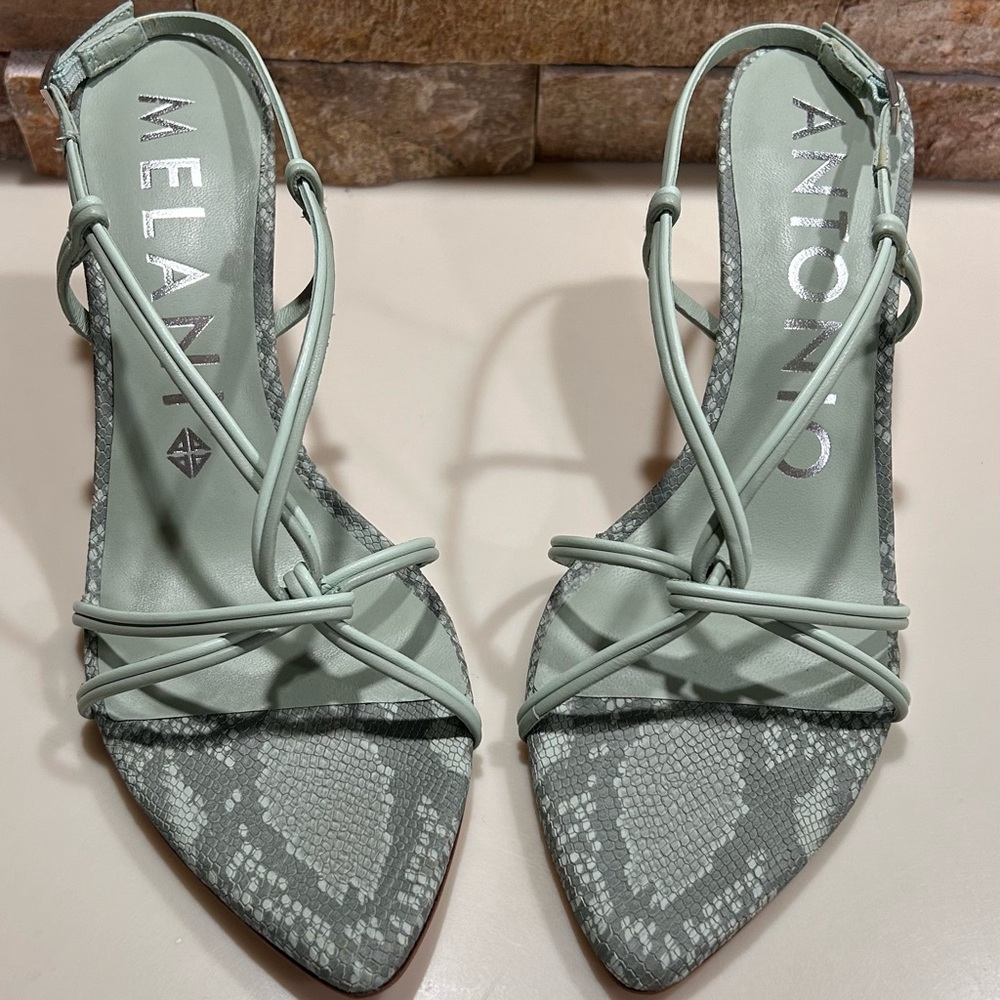 Antonio Melani Strappy Leather Dress Sandals- size 11